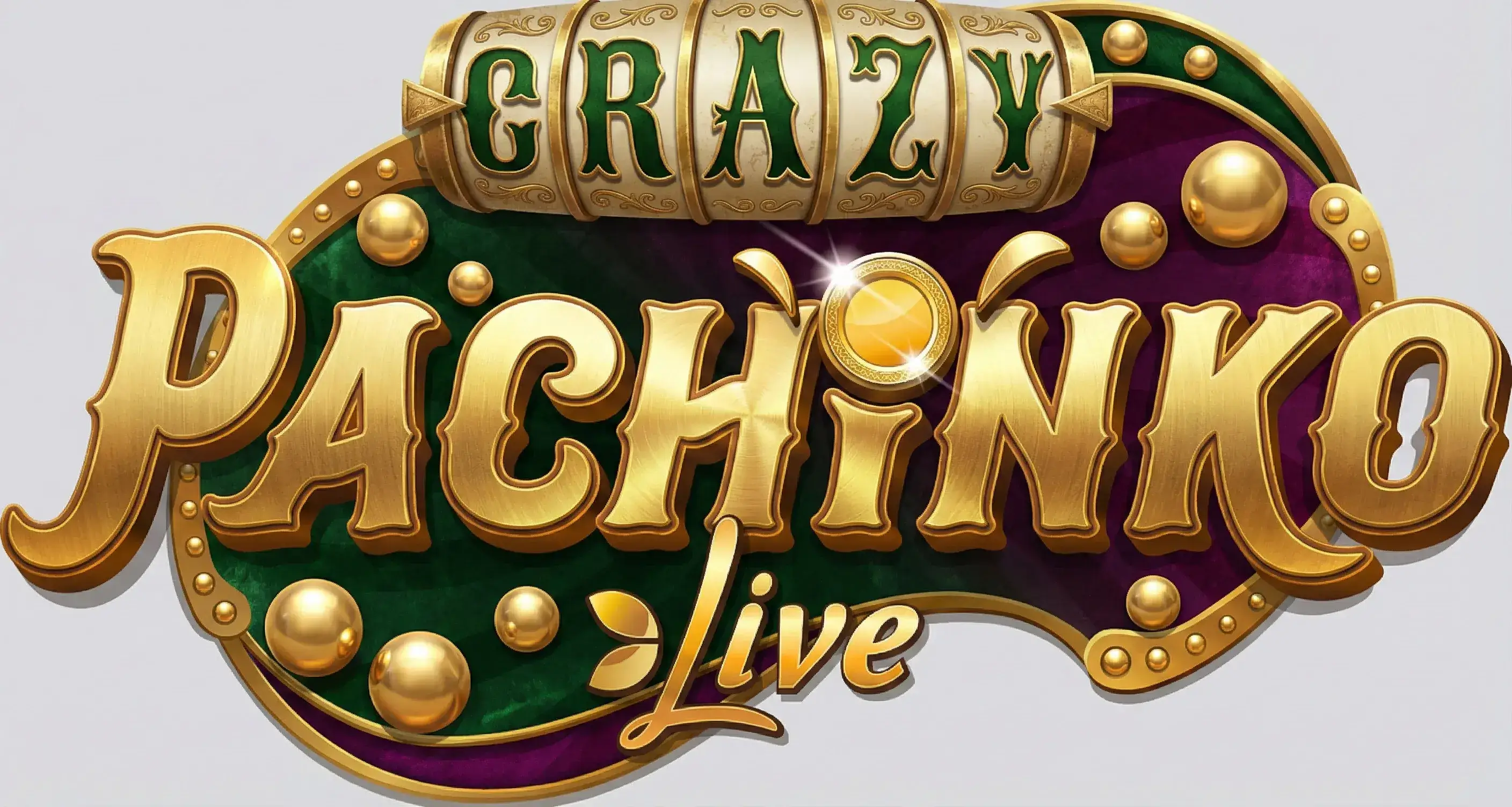 Logo Pachinko Crazy Time - stena s DOUBLE zonami a násobiči