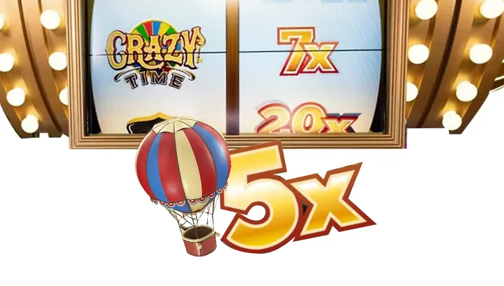 Crazy Time Top Slot multiplikátor mechanika